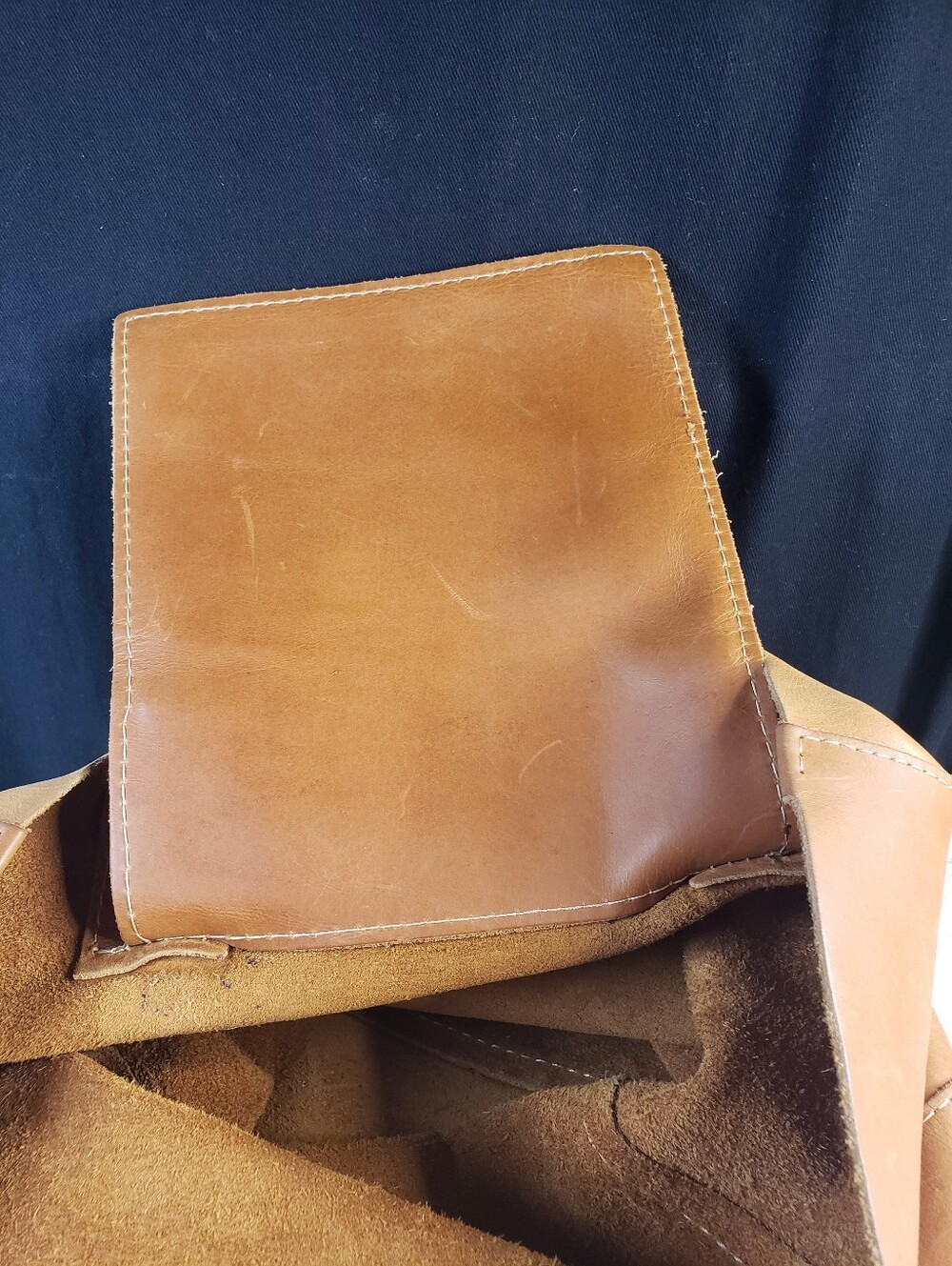 Sseko Designs Safari Leather Bucket Bag in Tan Camel Shade - Picture 12 of 16